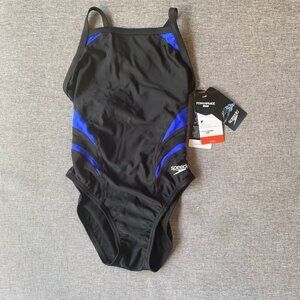 Speedo Women's Swimsuit One Piece PowerFlex Flyback  Adult Team Colors SM